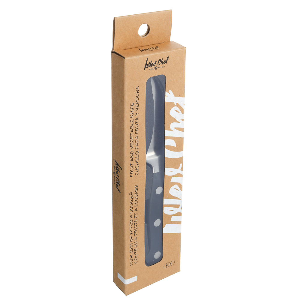 Ivlev Chef Profi Нож кухонный овощной 9см, кованый, нерж.сталь 5Cr15, арт.№ 803-316