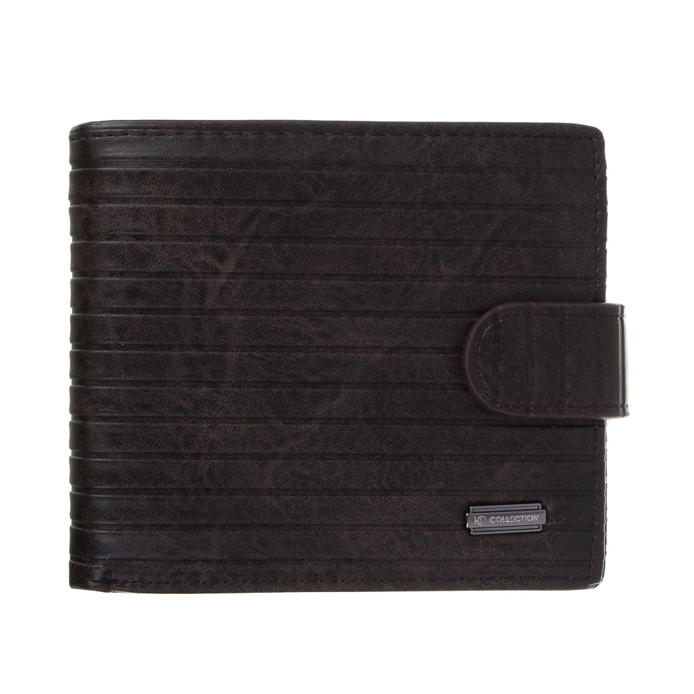 ЮL Брантус Портмоне мужское для карт, купюр и монет, полиуретан, 11,5х9,5х2,5 см, 2 цвета, КЖ24-34, арт.№ 303-043