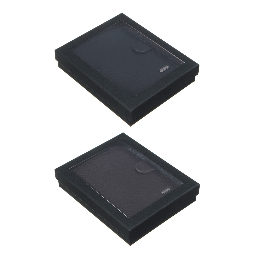 ЮL Дэллар Портмоне мужское для карт, купюр и монет, полиуретан, 14,2х11х2,5 см, 2 цвета, КЖ24-37, арт.№ 303-046