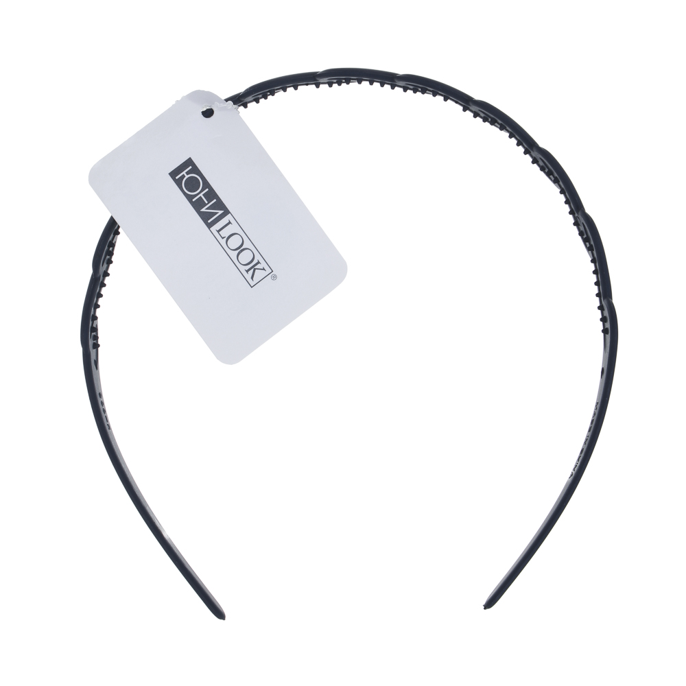 Ободок для волос ЮНИLOOK 1,5-2см, пластик, 4 цвета, ACS-03, арт.№ 323-003