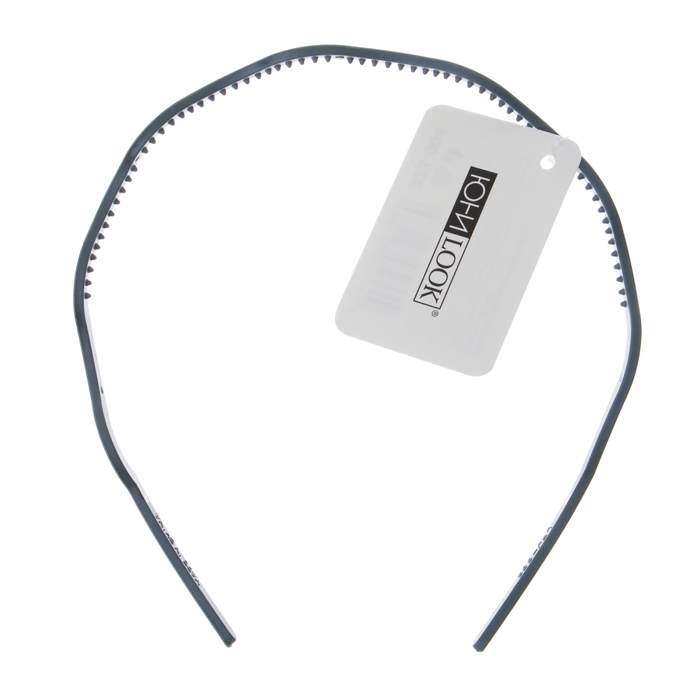 ЮНИLOOK Ободок для волос 0,6см, пластик, 6 цветов, ACS-04, арт.№ 323-004