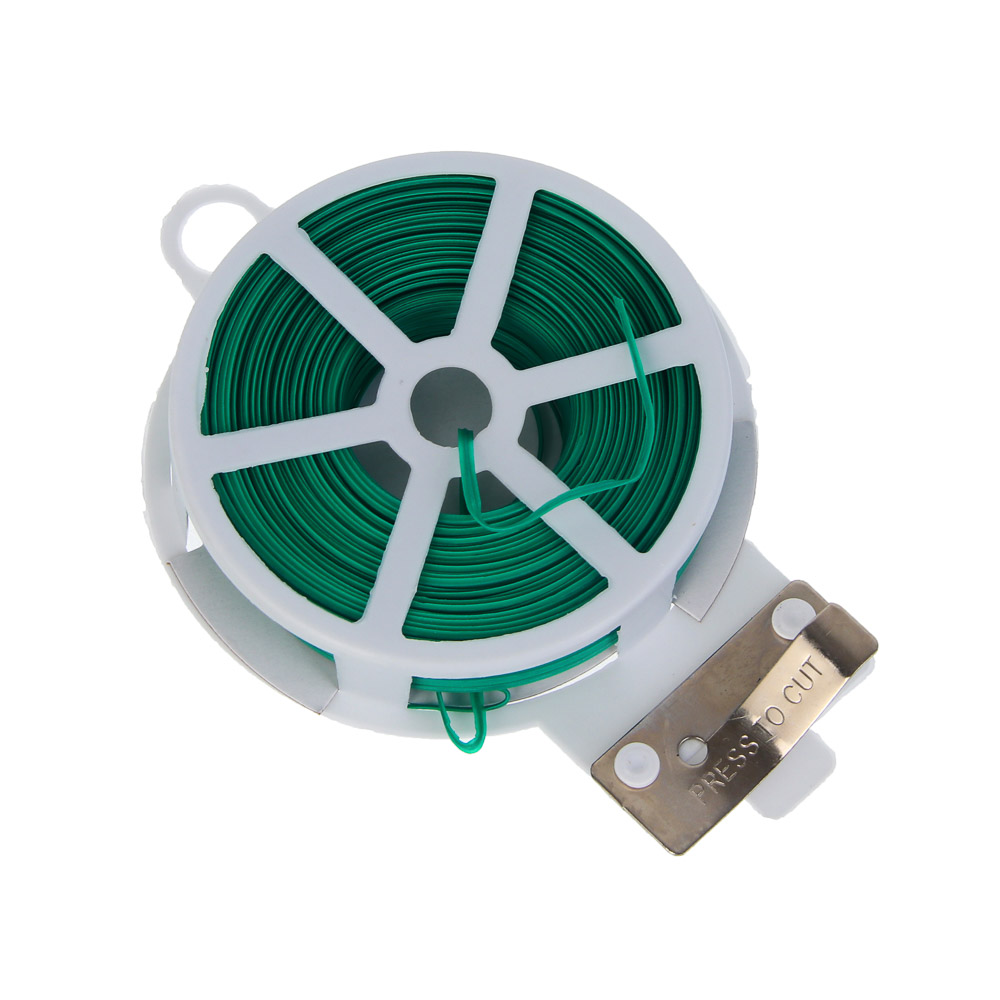INBLOOM Подвязка для растений 50м x d0.5мм, металл, PE, арт.№ 154-002