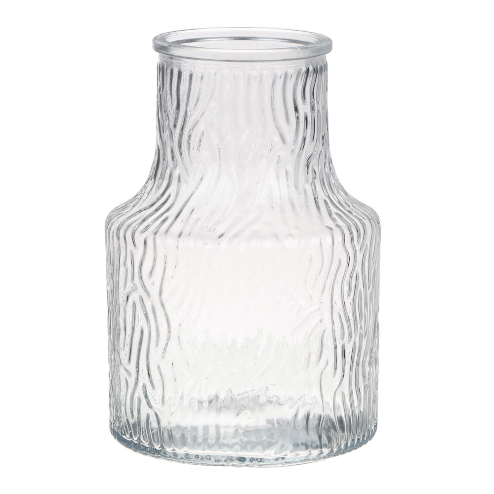 Ваза, 13х19,5 см, стекло, прозрачная, арт.№ 502-197