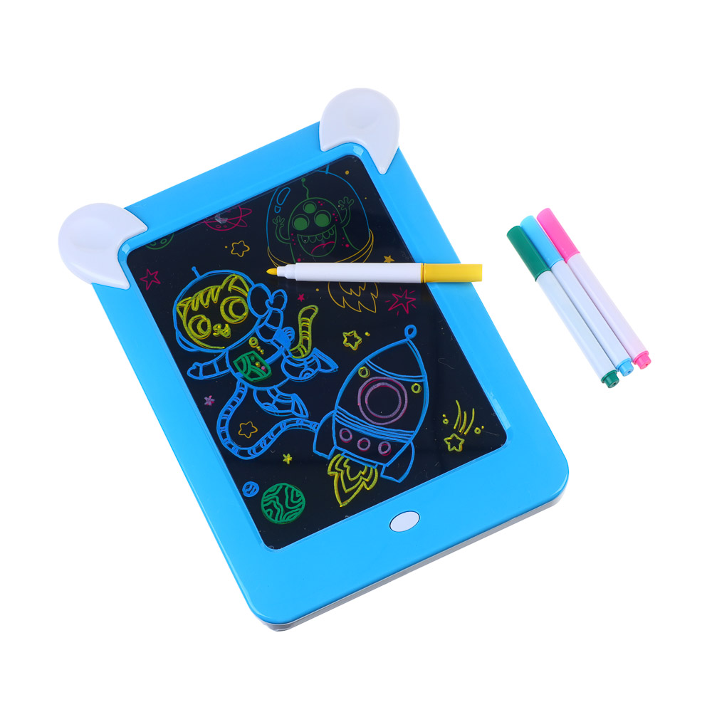 ХОББИХИТ Планшет магический со светом, 3хАА, ABS, PVC, 19х26х2,5 см, 2 дизайна, арт.№ 280-010