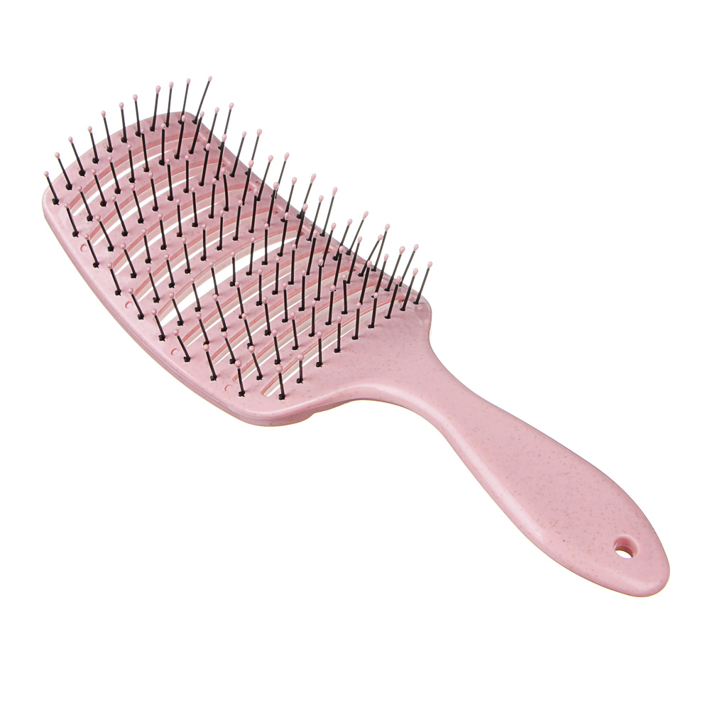 ЮНИLOOK Расческа массажная Пастель, пластик, 22,5x7,3см, 3 цвета, арт.№ 319-156