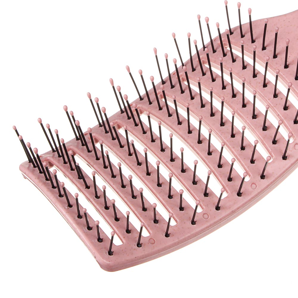 ЮНИLOOK Расческа массажная Пастель, пластик, 22,5x7,3см, 3 цвета, арт.№ 319-156