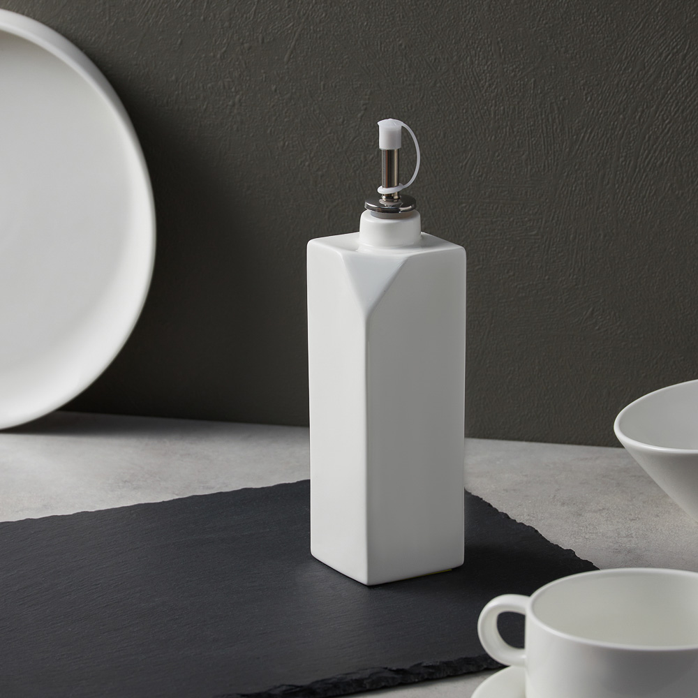 Ivlev Chef Элеганс Бутылка для масла, 350мл, 6х6х18,5см, фарфор, арт.№ 824-564