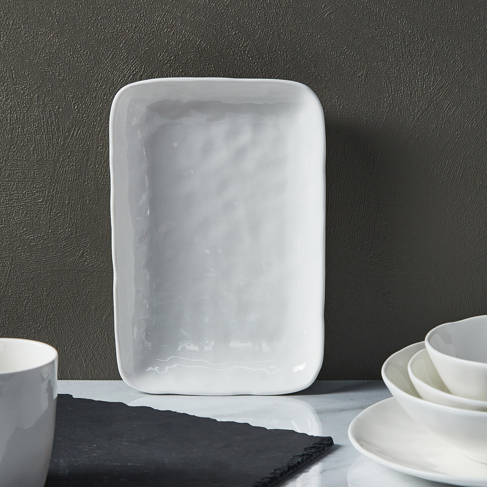 Ivlev Chef Вейв Блюдо прямоугольное, 26,5х17,5х3,5см, фарфор, арт.№ 816-309