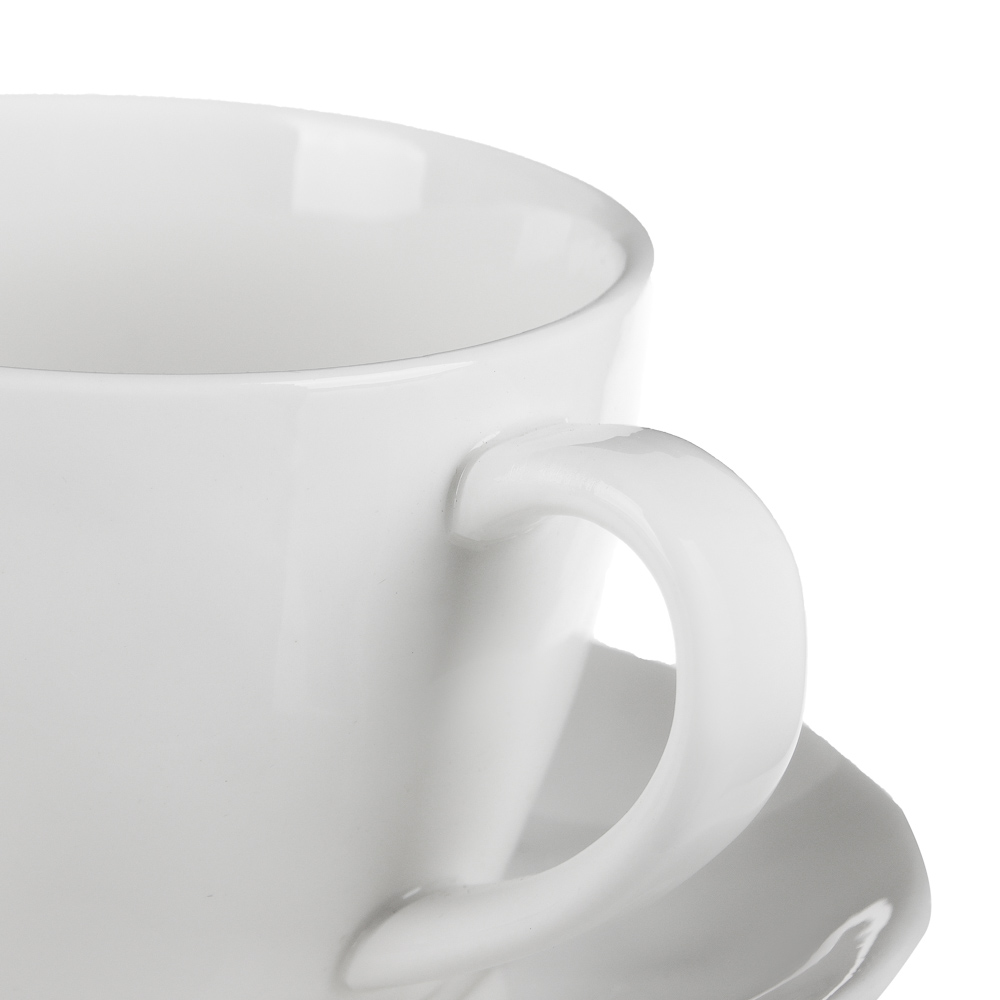 Ivlev Chef Вейв Набор чайный 2пр., чашка 200мл, блюдце 13см, фарфор, арт.№ 816-312