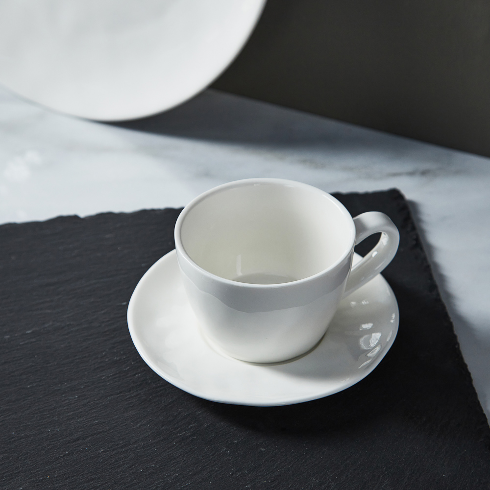 Ivlev Chef Вейв Набор чайный 2пр., чашка 200мл, блюдце 13см, фарфор, арт.№ 816-312