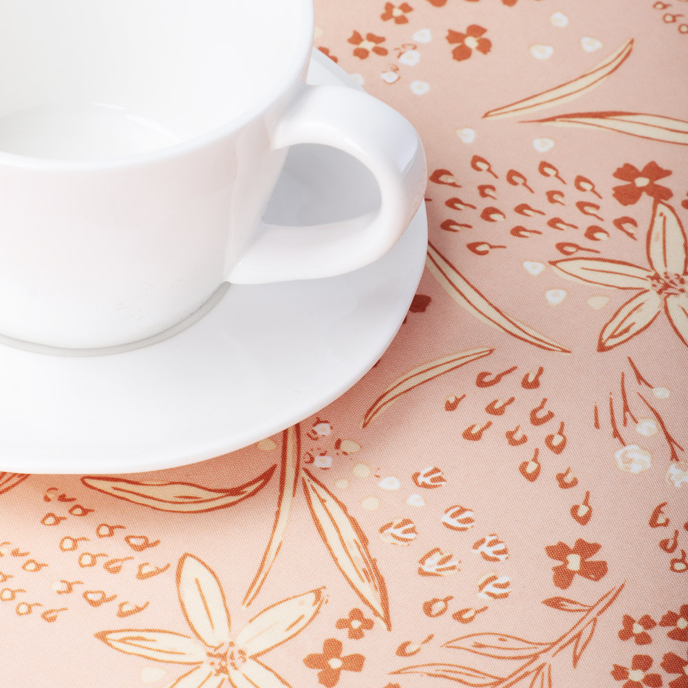 PROVANCE Карамель Скатерть текстильная 140х230см с водоотталкивающей пропиткой, цветы, арт.№ 435-160