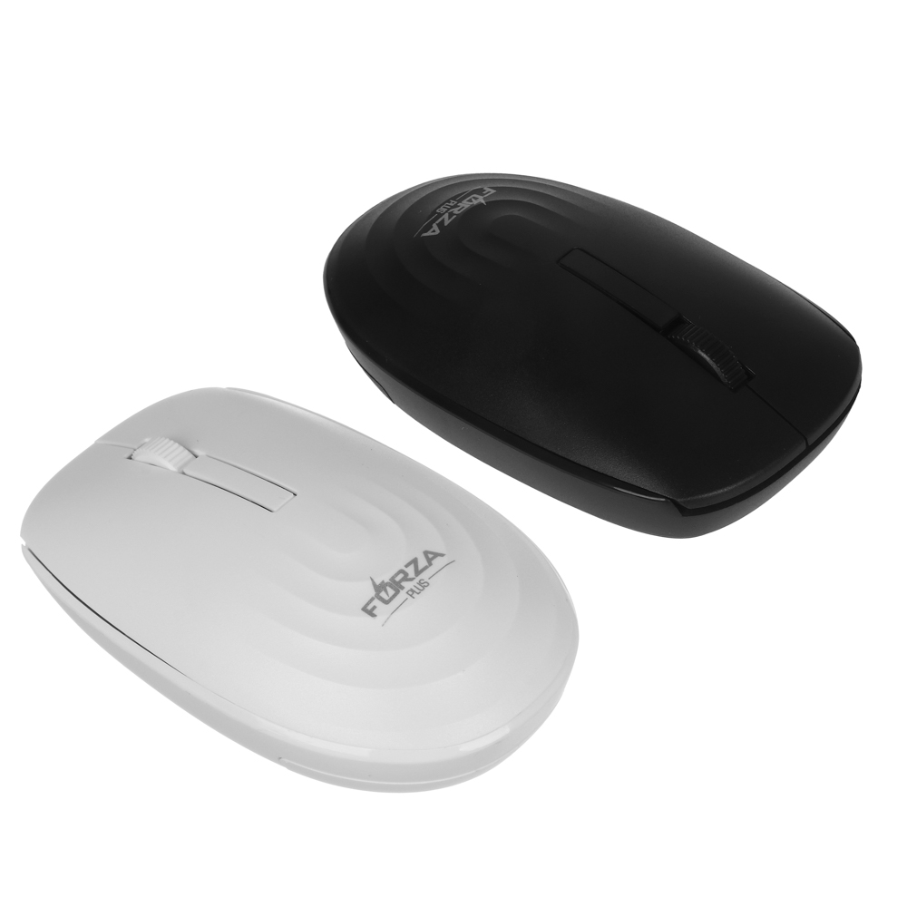 Компьютерная мышь беспроводная FORZA, 800/1200/1600DPI, 2.4GHz, 1xAA, тонкая, 2 цвета, арт.№ 916-048