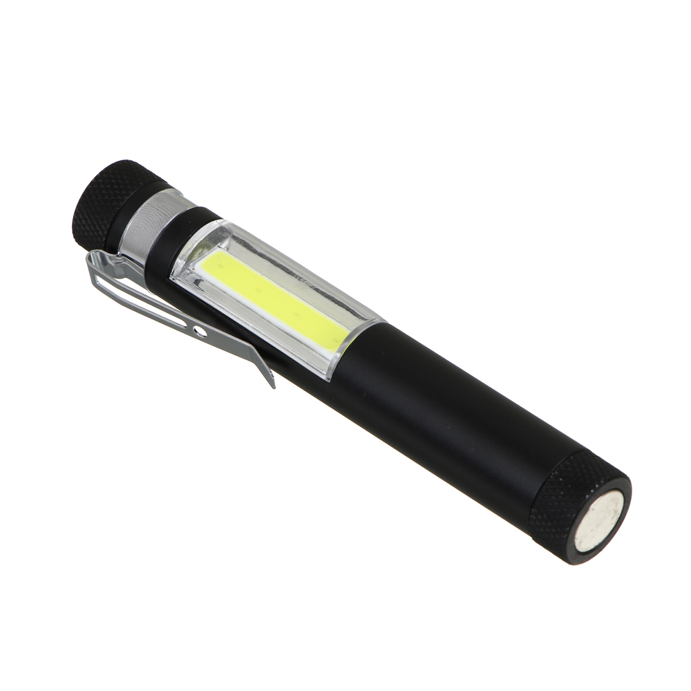 ЕРМАК Фонарь на магните, с клипсой для крепления, СОВ, 4xLR44, 10х1,6см, арт.№ 224-006