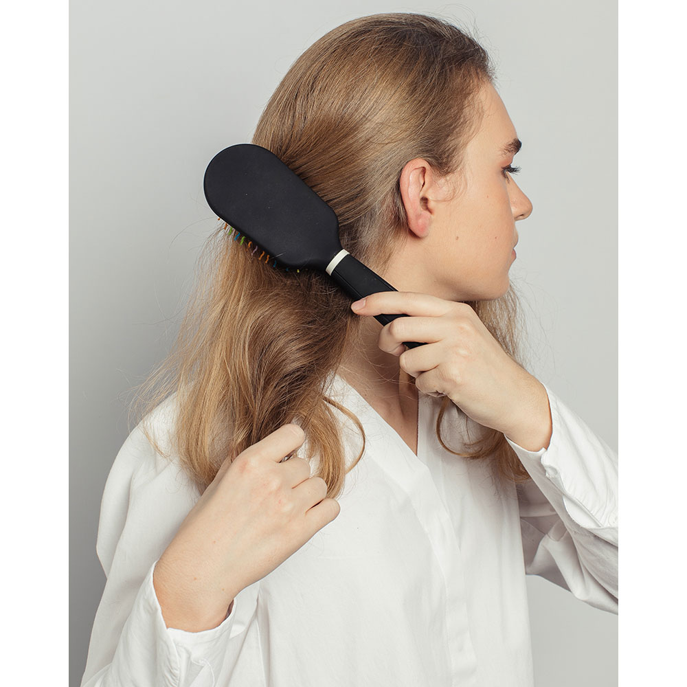 ЮНИLOOK Расческа массажная Радуга с цветными зубчиками, 23,5х6см, #22, арт.№ 356-591