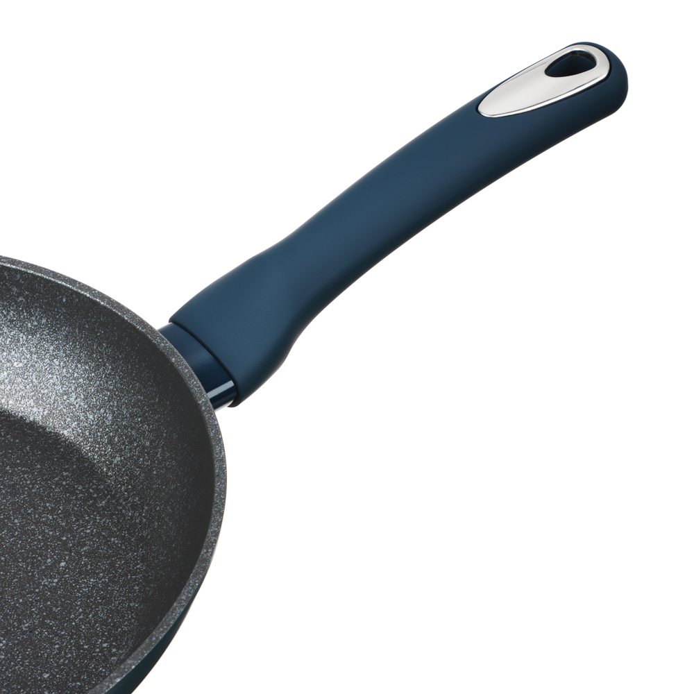 SATOSHI Ривьера Набор посуды 8 предметов, а/пр.покрытие: кастюли+крышки: 2,3 л и 3,8 л; ковш+крышка 1,3 л; сковороды 24 см, 28 см, арт.№ 846-722