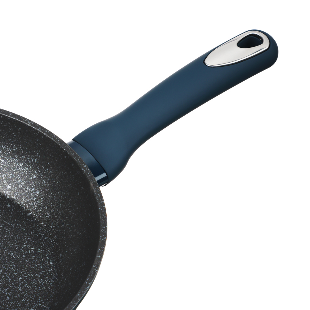 SATOSHI Ривьера Сковорода литая d20см, антипригарное покрытие мрамор, индукция, арт.№ 846-723