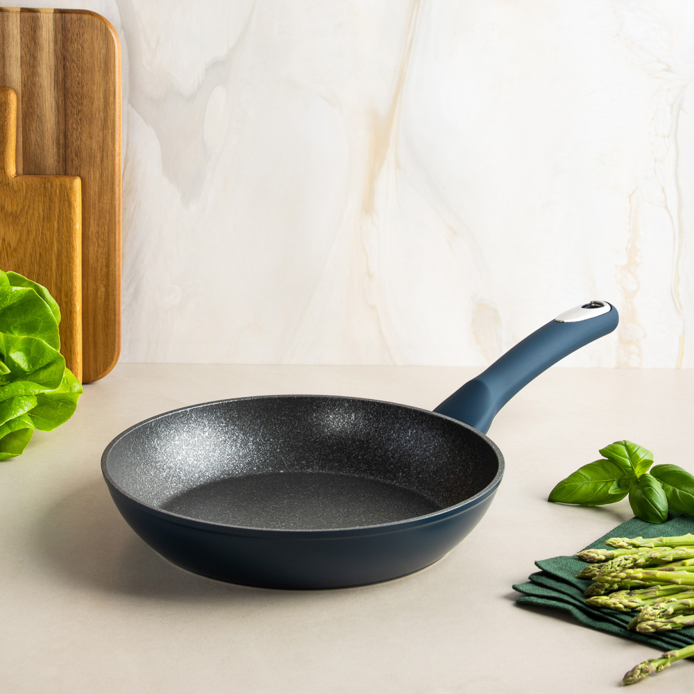 SATOSHI Ривьера Сковорода литая d24см, антипригарное покрытие мрамор, индукция, арт.№ 846-724