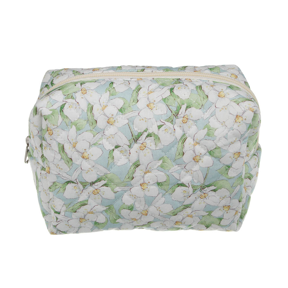 Косметичка "Цветочки" тм ЮL, 17х11х10 см, полиэстер, 3 дизайна, арт.№ 327-359