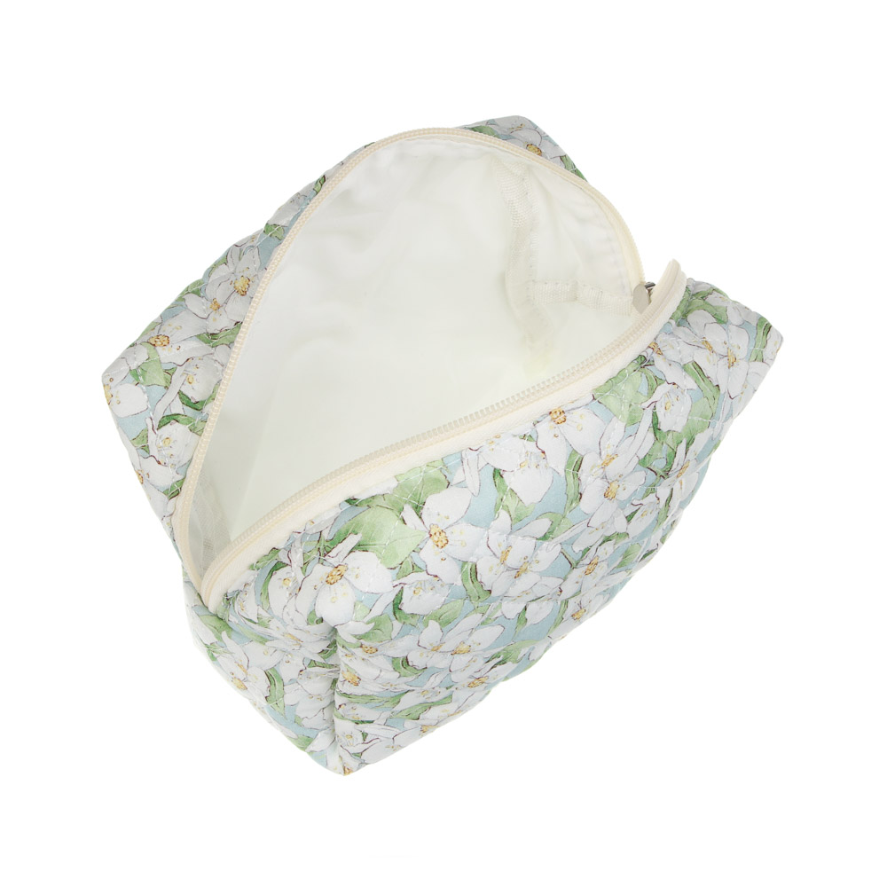 Косметичка "Цветочки" тм ЮL, 17х11х10 см, полиэстер, 3 дизайна, арт.№ 327-359