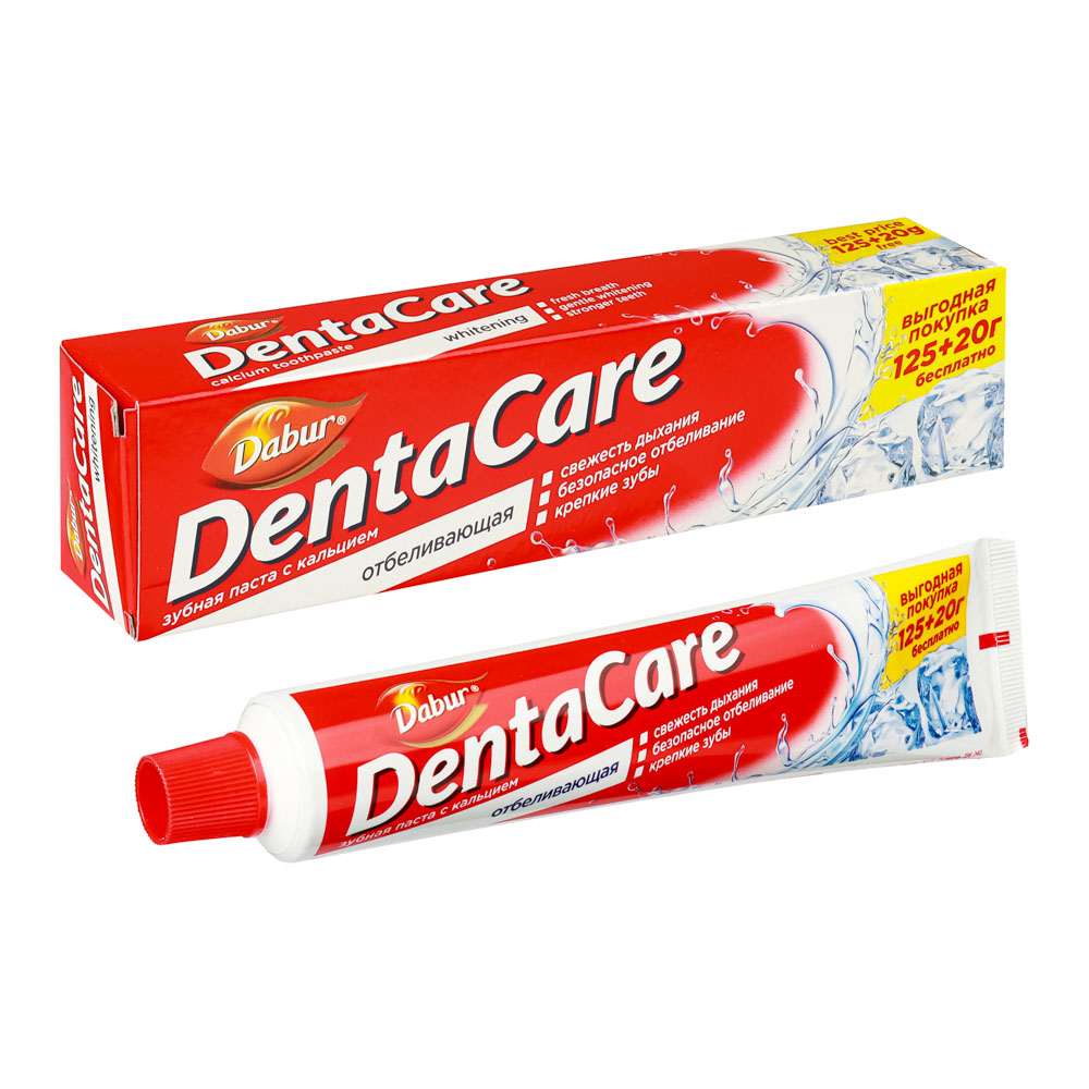 Зубная паста DABUR Denta Care,с экстрактом трав/отбеливающая/комплексная,145 г, арт.№ 981-053