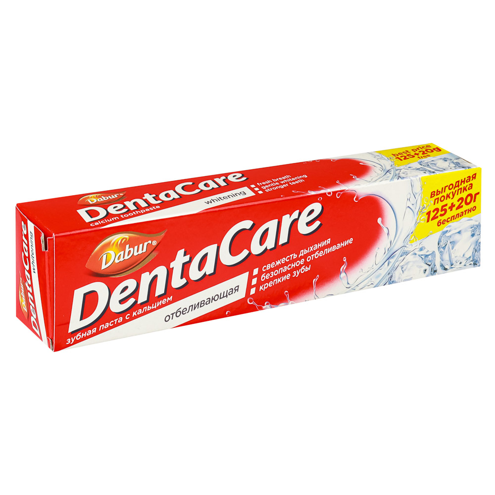 Зубная паста DABUR Denta Care,с экстрактом трав/отбеливающая/комплексная,145 г, арт.№ 981-053
