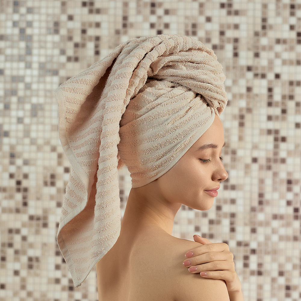 PROVANCE Линт Полотенце махровое, 100% хлопок, 70х130см, бежевый, арт.№ 484-086