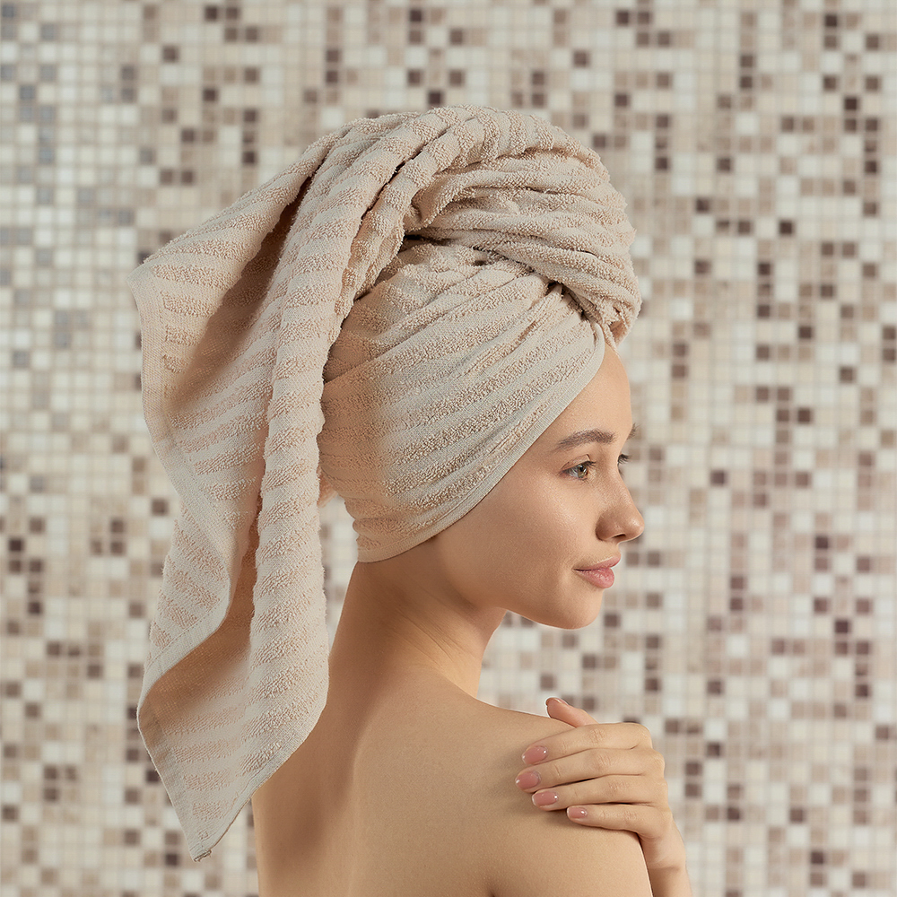 PROVANCE Линт Полотенце махровое, 100% хлопок, 70х130см, бежевый, арт.№ 484-086