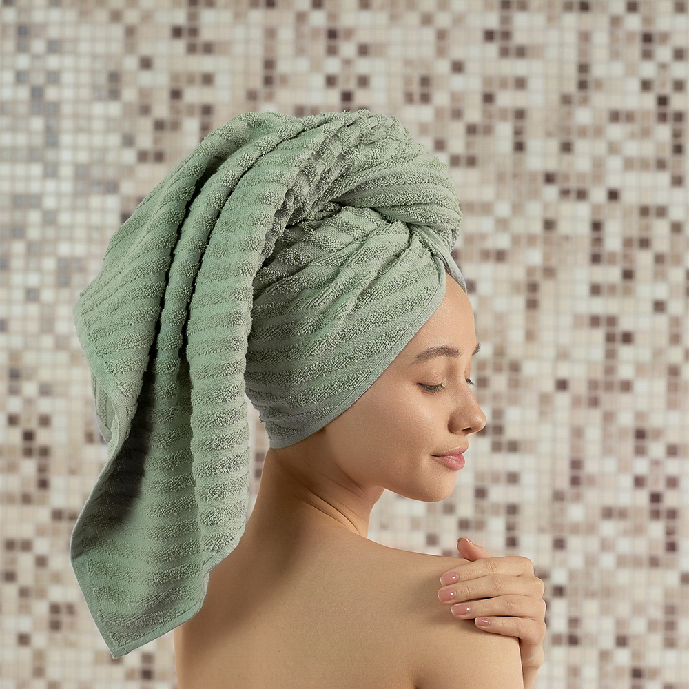 PROVANCE Линт Полотенце махровое, 100% хлопок, 70х130см, светло-зеленый, арт.№ 484-089