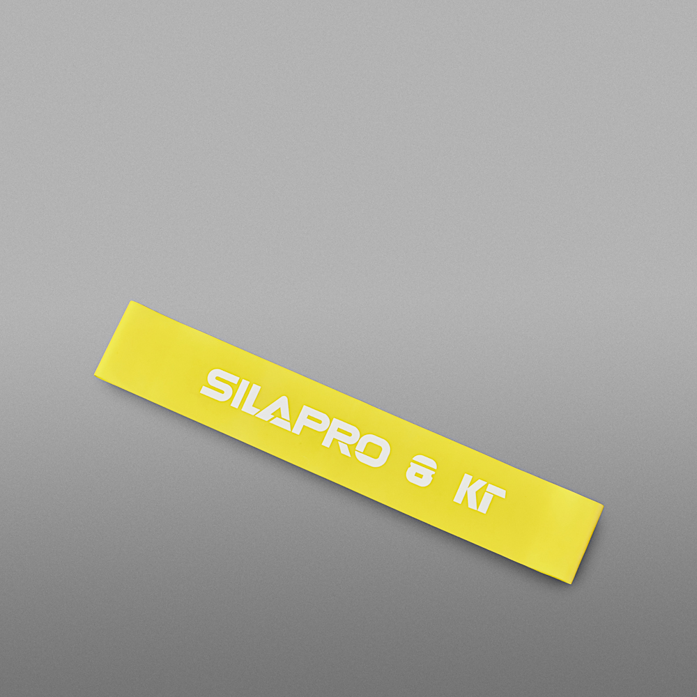 SILAPRO Фитнес-резинка, 30х5х0.03 см, нагрузка 8 кг, латекс, арт.№ 093-014