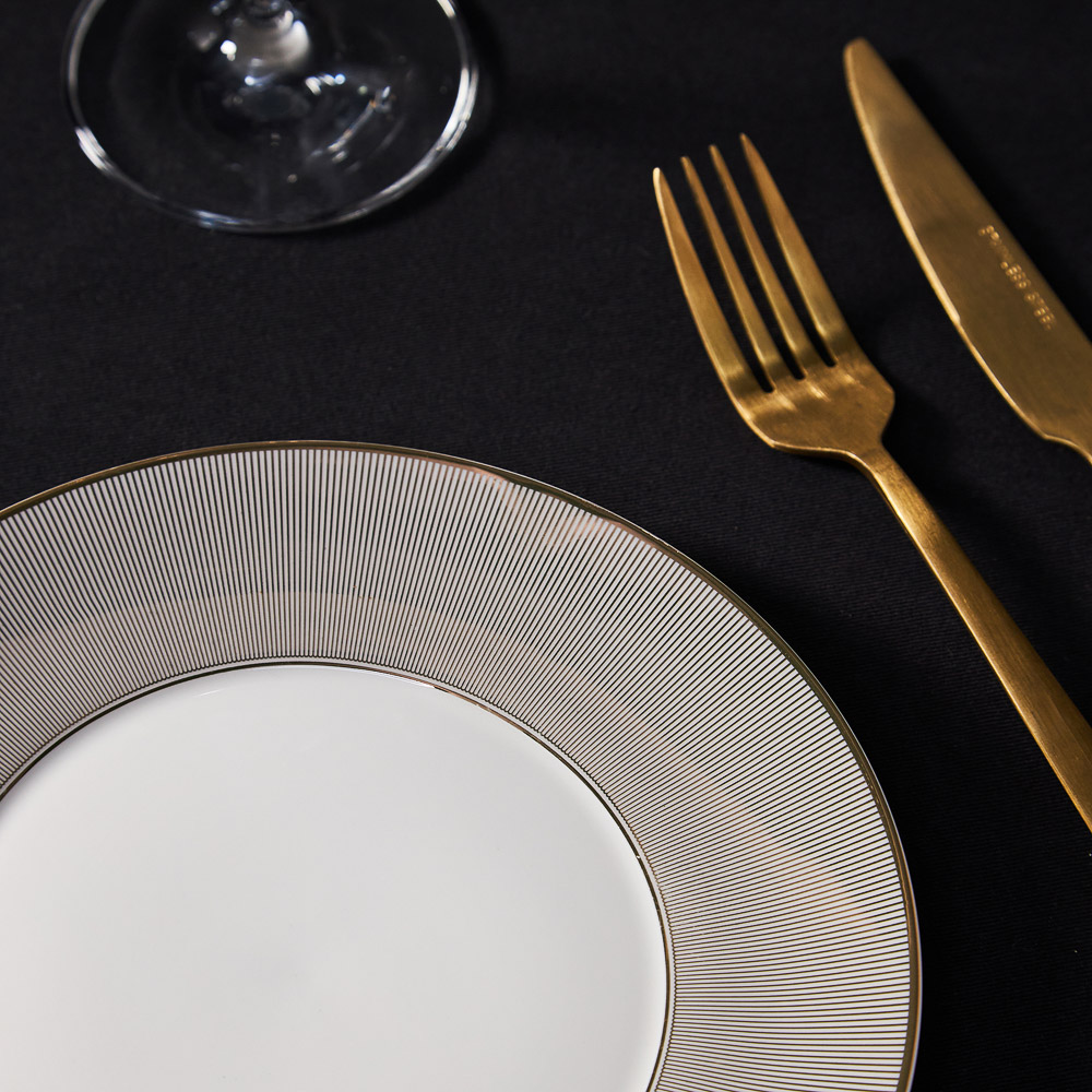 BY COLLECTION White Line Тарелка десертная, 20см, фарфор, арт.№ 820-813