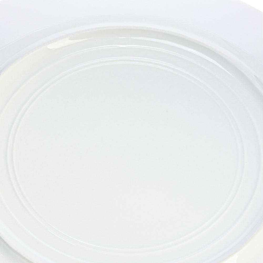 BY COLLECTION White Line Тарелка десертная, 20см, фарфор, арт.№ 820-813