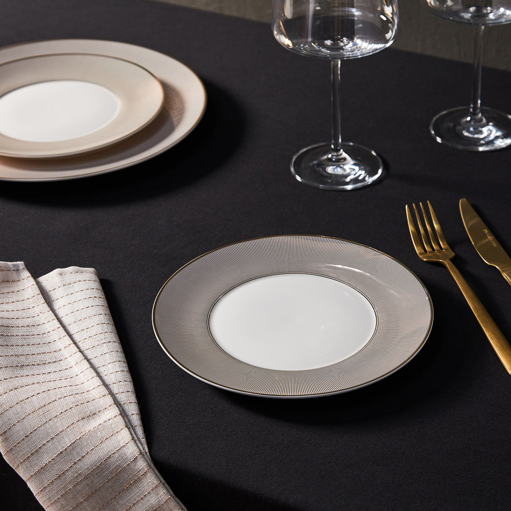 BY COLLECTION White Line Тарелка десертная, 20см, фарфор, арт.№ 820-813