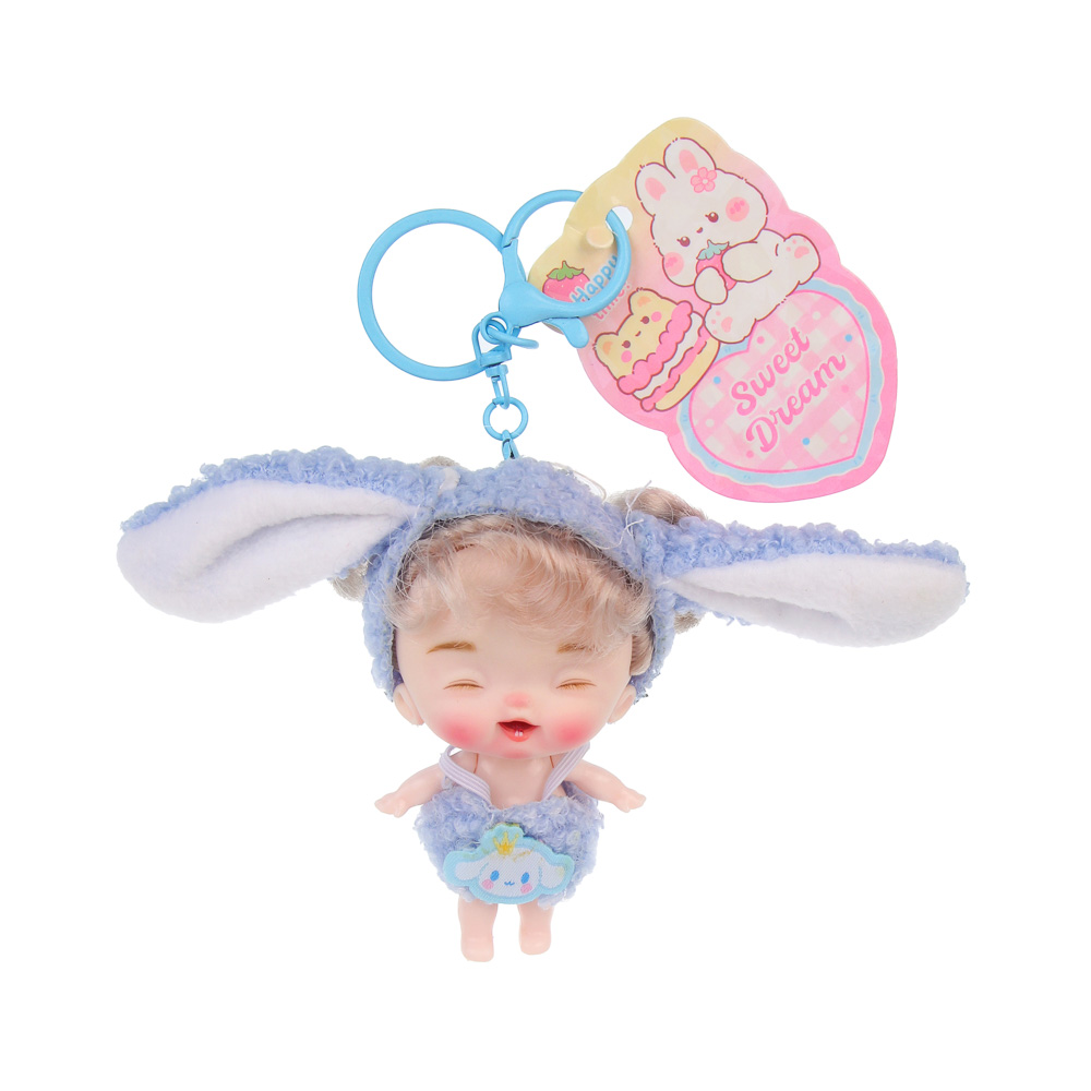 ИГРОЛЕНД Брелок-подвес "Куклёныш" в боксе-сюрприз, 10 см, ABS, PVC, 10х7х7 см, микс, арт.№ 264-499