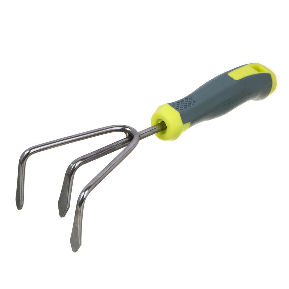 INBLOOM PROF+ Рыхлитель садовый, 28см, нерж. сталь, PP, TPR, арт.№ 181-042