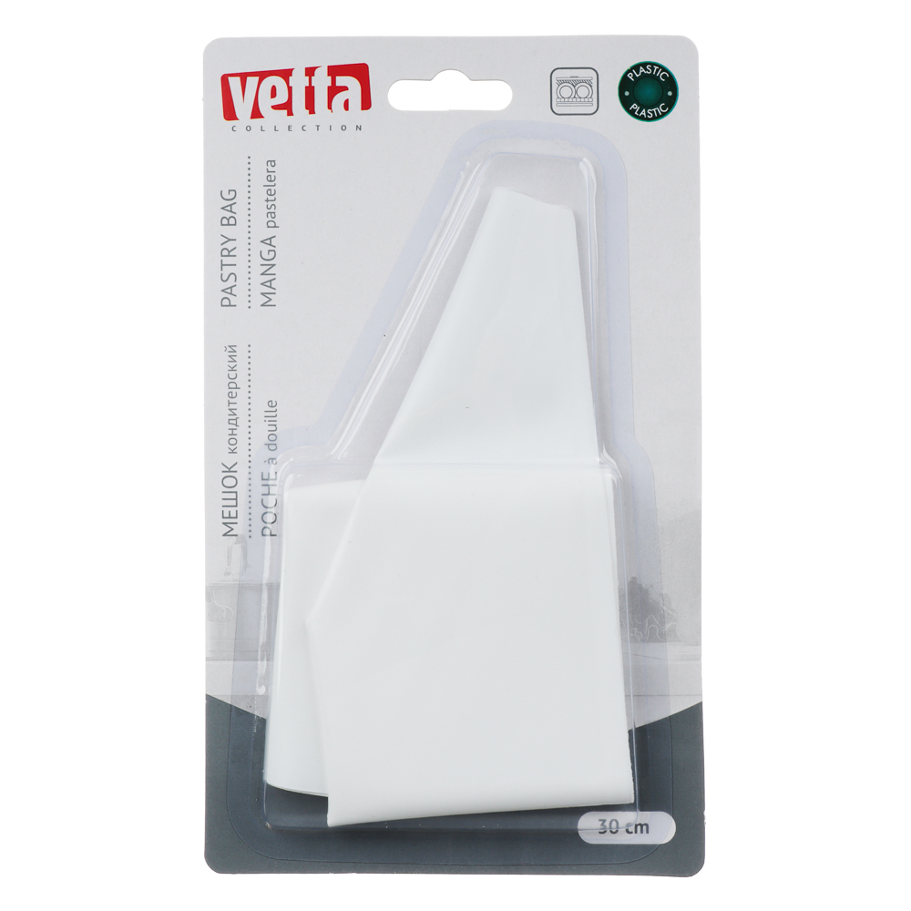 VETTA Мешок кондитерский 30см, многоразовый, пластик, арт.№ 881-313