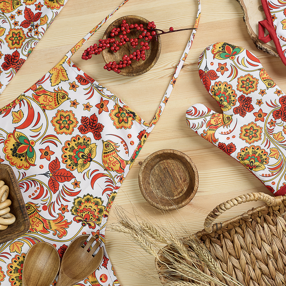 PROVANCE Хохлома Фартук, 100% полиэстер, арт.№ 494-044