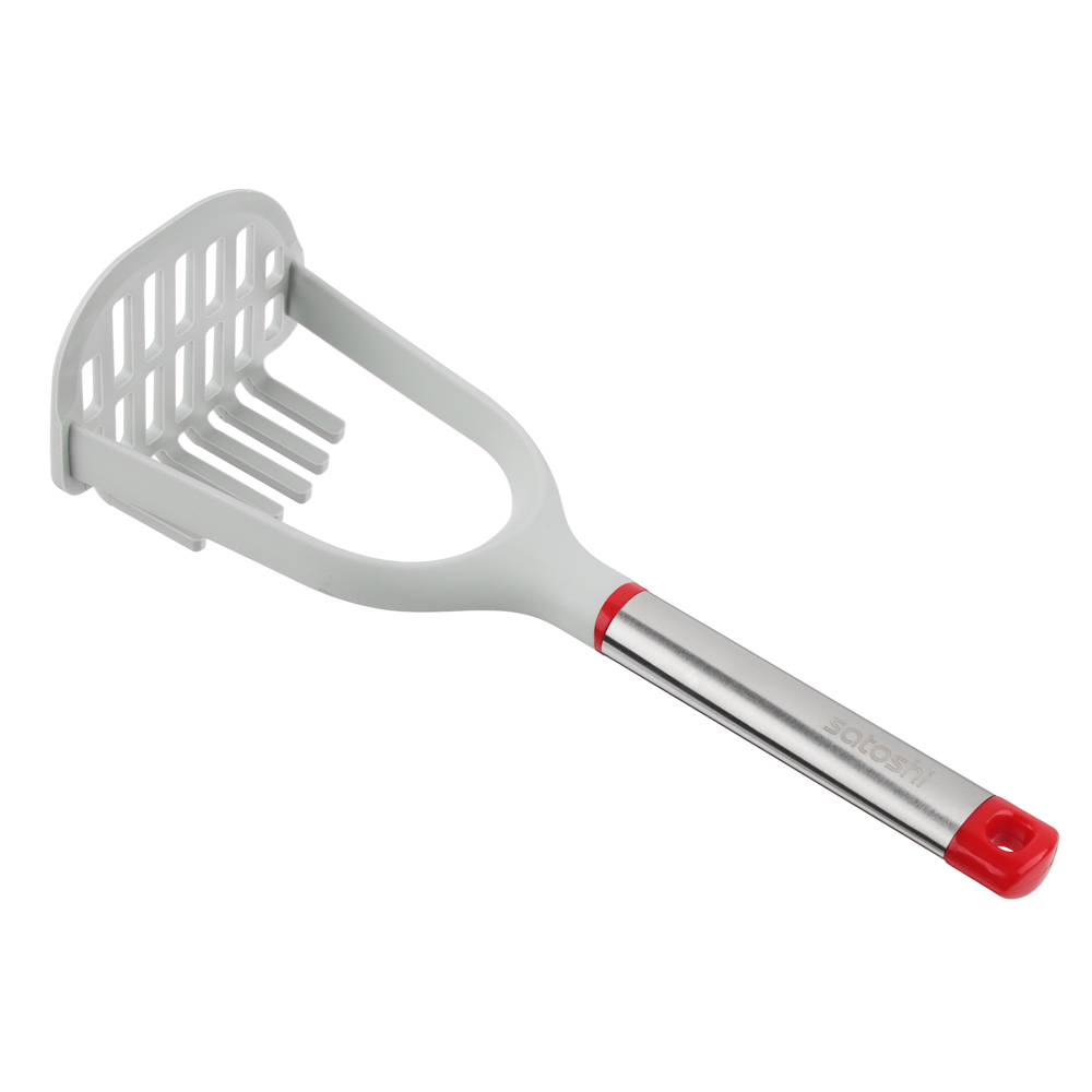 SATOSHI Премьер Толкушка для картофеля 29х10х8,7см, нейлон, ручка нерж.сталь, пластик, арт.№ 881-189