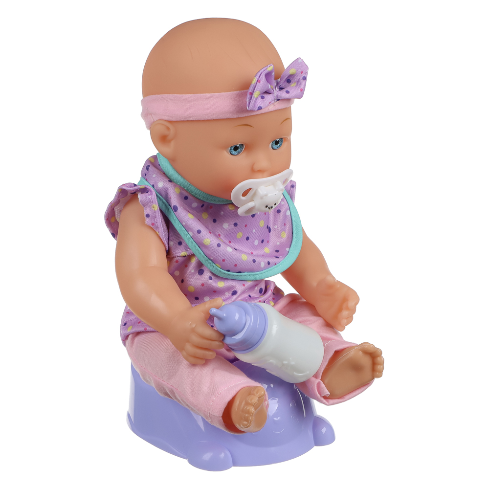 ИГРОЛЕНД Пупс 30 см с акс., PVC, PP, ABS, полиэстер, 24,8x10,5x33 см, арт.№ 436-166