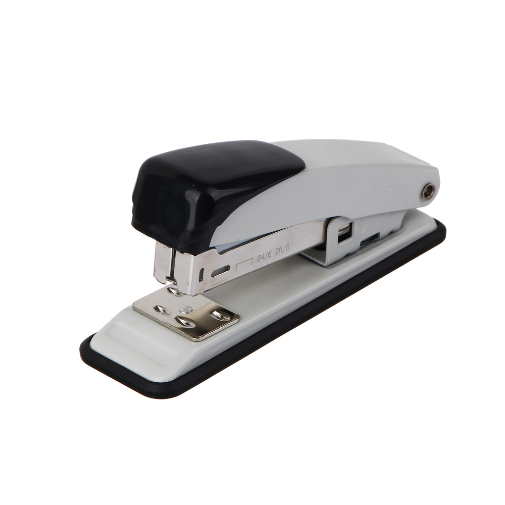 ClipStudio Степлер канцелярский металлический для скоб №24/6, на 20 листов, 3 цвета, в карт.коробке, арт.№ 526-238