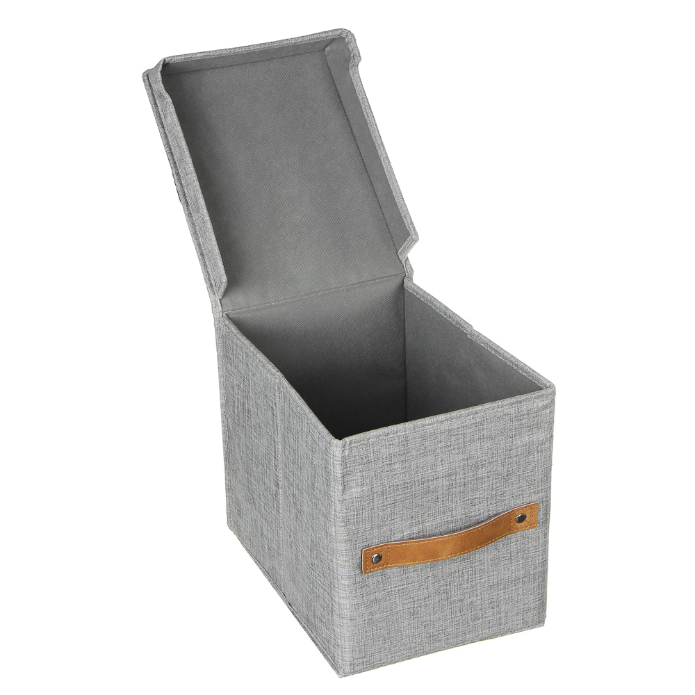 VETTA Кофр для хранения с крышкой, 19х25х25см, 80% хлопок, 20% ПЭ, 2 дизайна, арт.№ 457-447