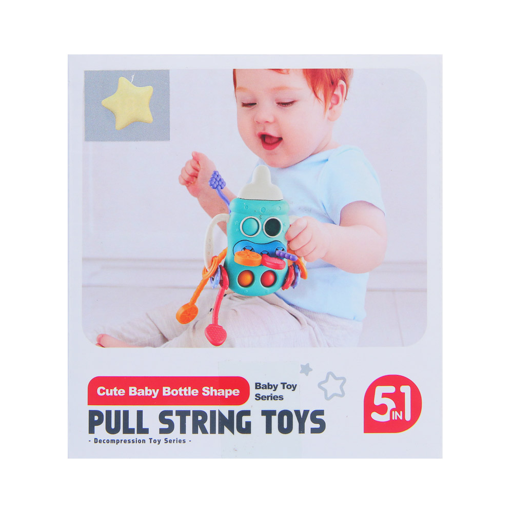 Игрушка развивающая для малышей, ABS,TPE, 11х12х6см, арт.№ 262-563