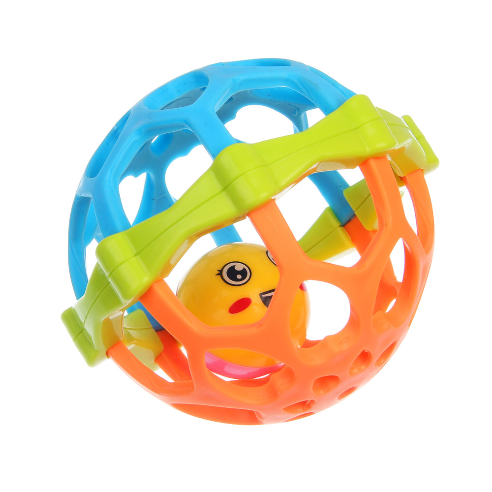 Игрушка развивающая для малышей "Шарик", PP, TPE, 10х10х10см, арт.№ 889-101