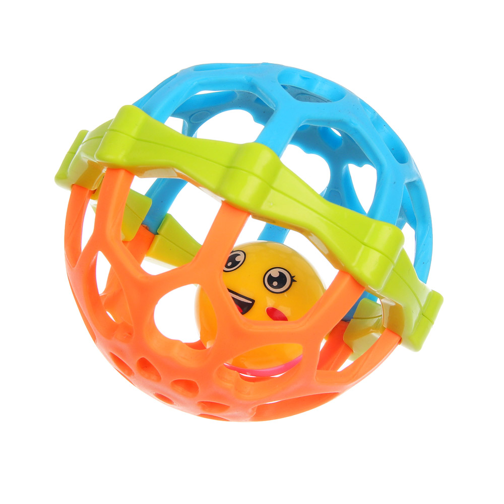 Игрушка развивающая для малышей "Шарик", PP, TPE, 10х10х10см, арт.№ 889-101