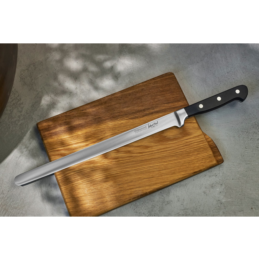 Ivlev Chef Profi Нож кухонный для ветчины 30,5см, кованый, нерж.сталь 5Cr15, арт.№ 803-318