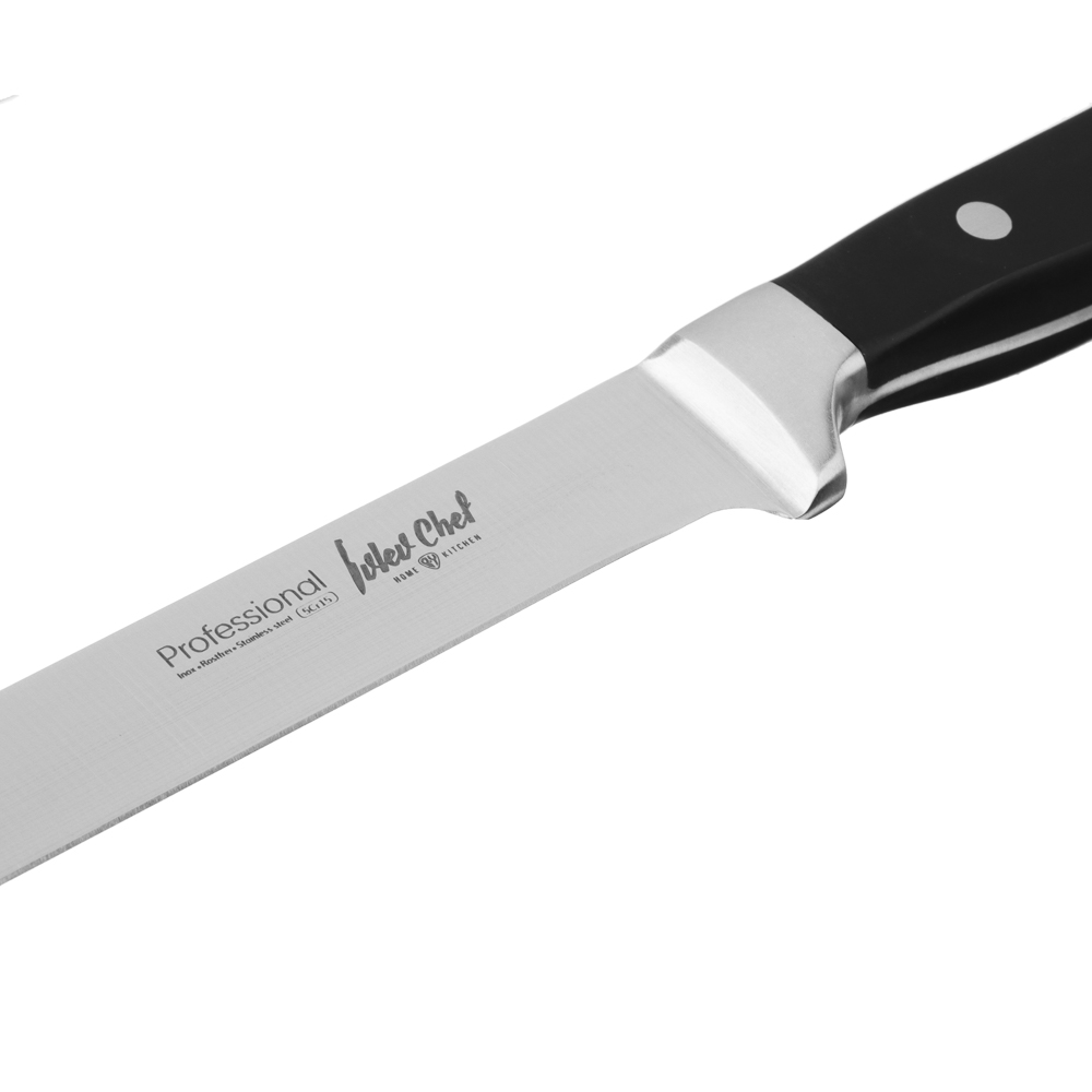 Ivlev Chef Profi Нож кухонный для ветчины 30,5см, кованый, нерж.сталь 5Cr15, арт.№ 803-318