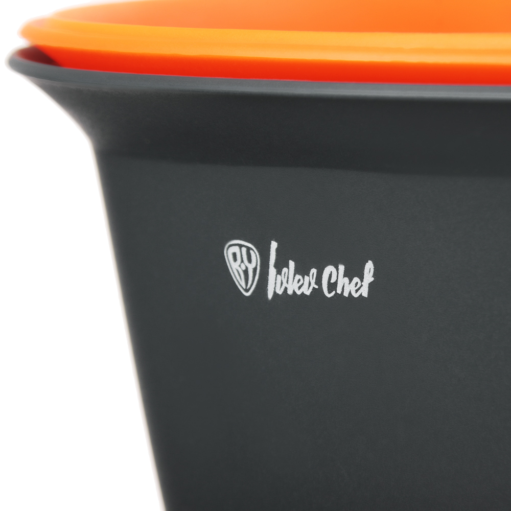 Ivlev Chef Fusion Набор салатников с дуршлагом 3пр, 24см, 26см, 28см, 1,5л, 2,5л, 2,8л, пластик, арт.№ 861-317