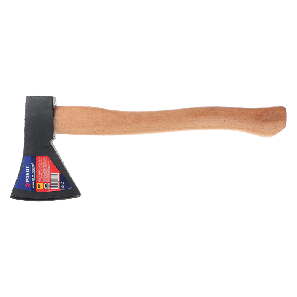 РОКОТ Топор кованый с деревянной ручкой 900г, арт.№ 662-139