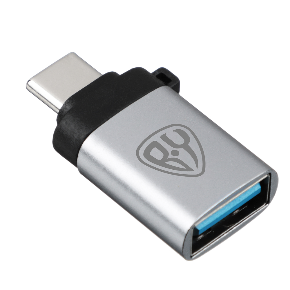 Адаптер-переходник USB3.0-Type C BY, цвет металлик, арт.№ 470-092
