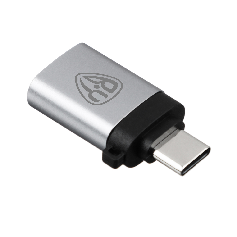 Адаптер-переходник USB3.0-Type C BY, цвет металлик, арт.№ 470-092