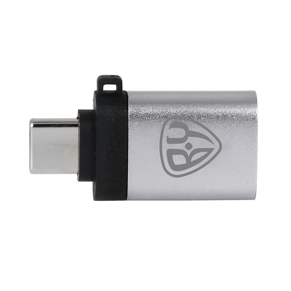 Адаптер-переходник USB3.0-Type C BY, цвет металлик, арт.№ 470-092